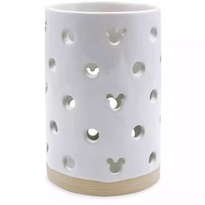Disney Ceramic Candle Lantern with Mickey Cut Outs- NWT